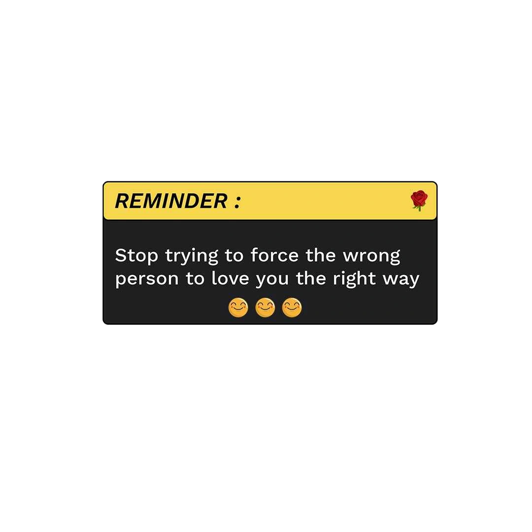 Stop Trying To Force Sticker
